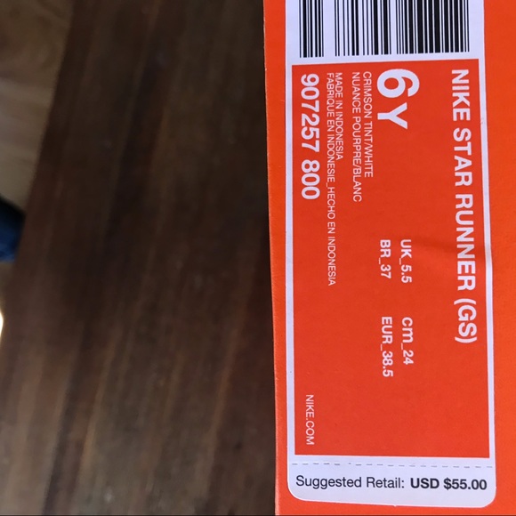 NWT Nike star runner sneakers - Picture 5 of 5